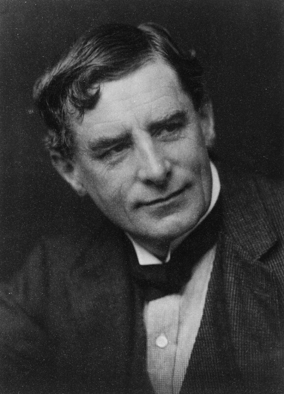 Black and white portrait photo of Walter Sickert