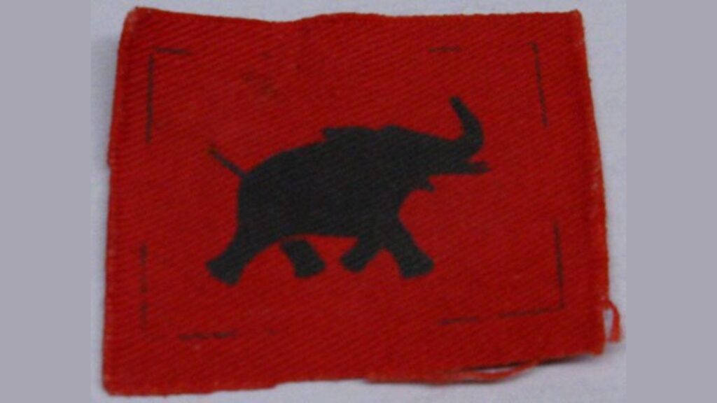 Design for the Ist Indian Armoured Division flag, CORB 3/20