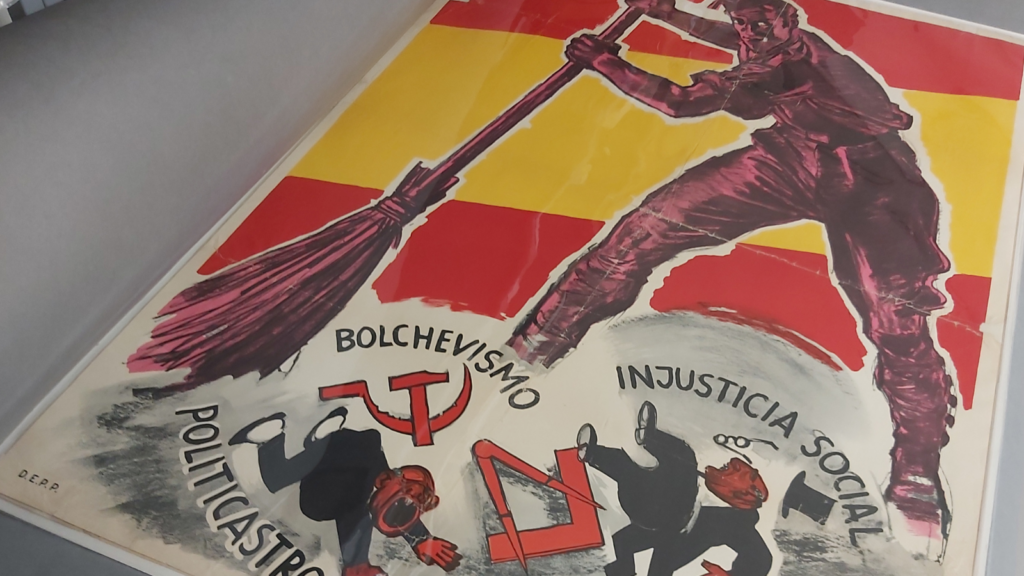 Thumbnail of Spanish Civil War posters for Archives Centre 50 stories series