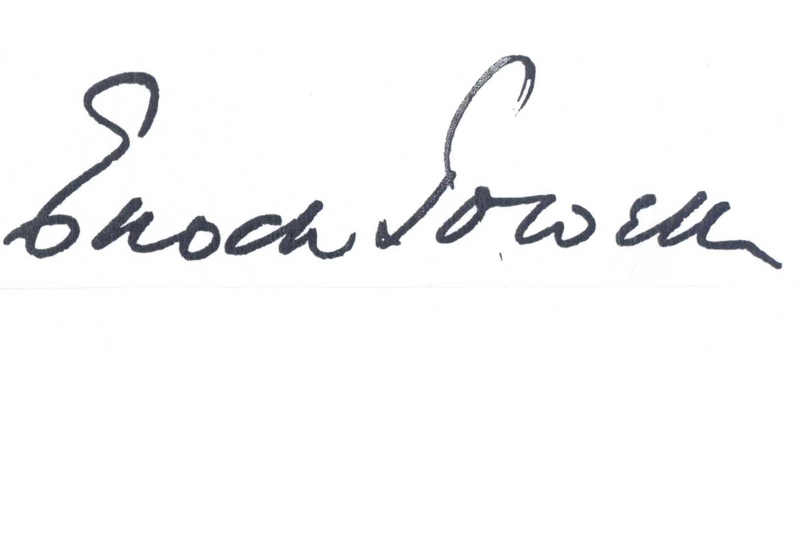 Signature of Enoch Powell