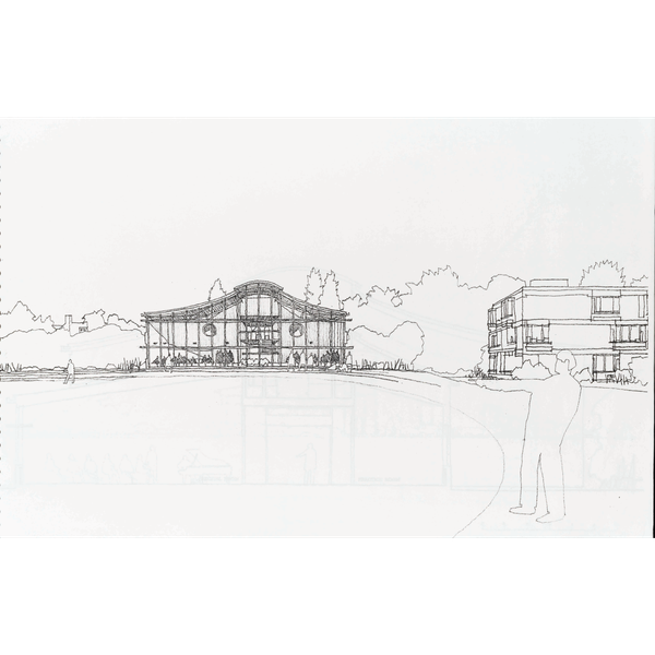 David Thurlow's proposal for a new pavilion at Churchill College