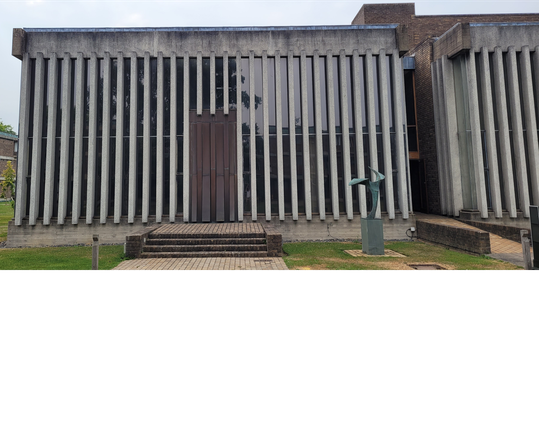 A view of the front of the Churchill Archives Centre