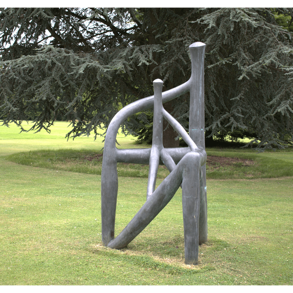 A photograph of Mistry's sculpture at Churchill College