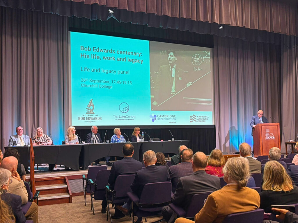 Evening panel session at Churchill College