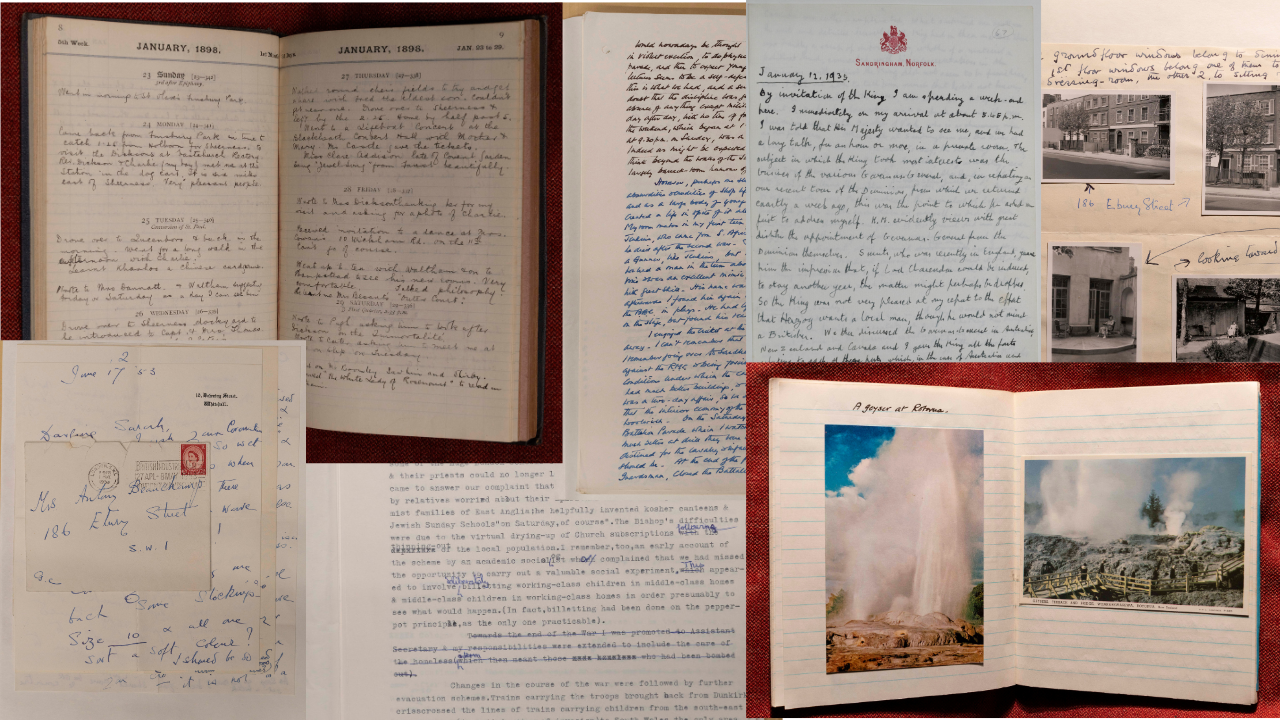 A collage of examples from the newly published files