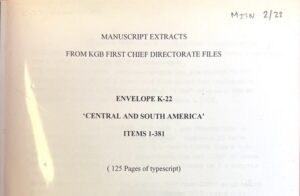 A Spy Turned Academic: Tracing the hidden footprints of Iosif Grigulevich inside the Mitrokhin Papers 